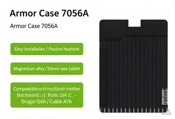 Resa Radxa Armor Case 7056A für Q6A/5C/5C +/5A/A7A