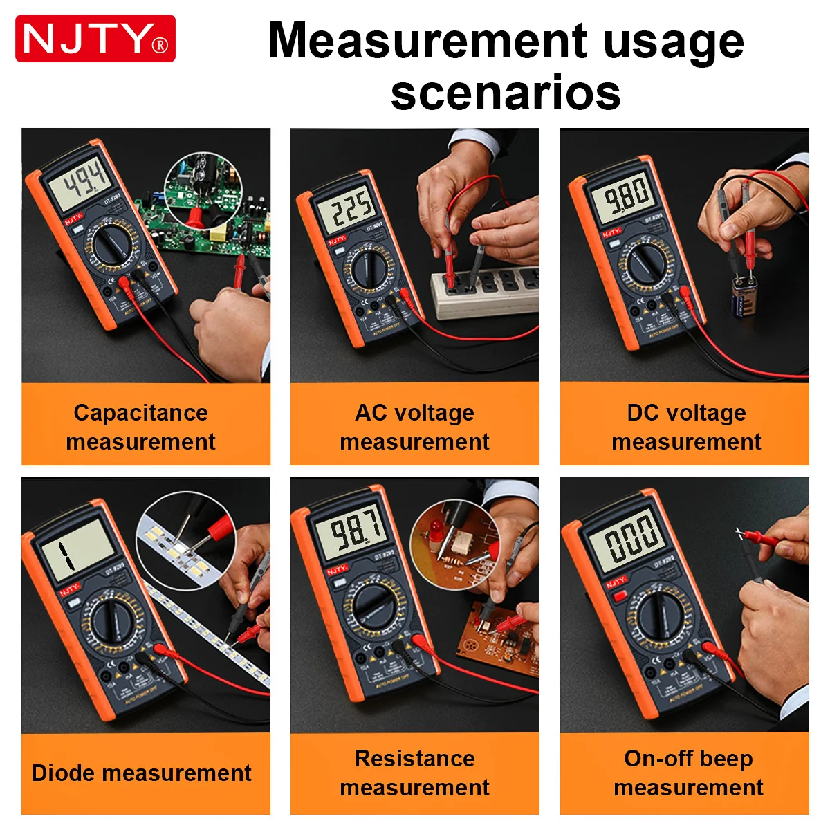 Digitales Multimeter, Handbuch, Professionelles Multimetro – Bild 6