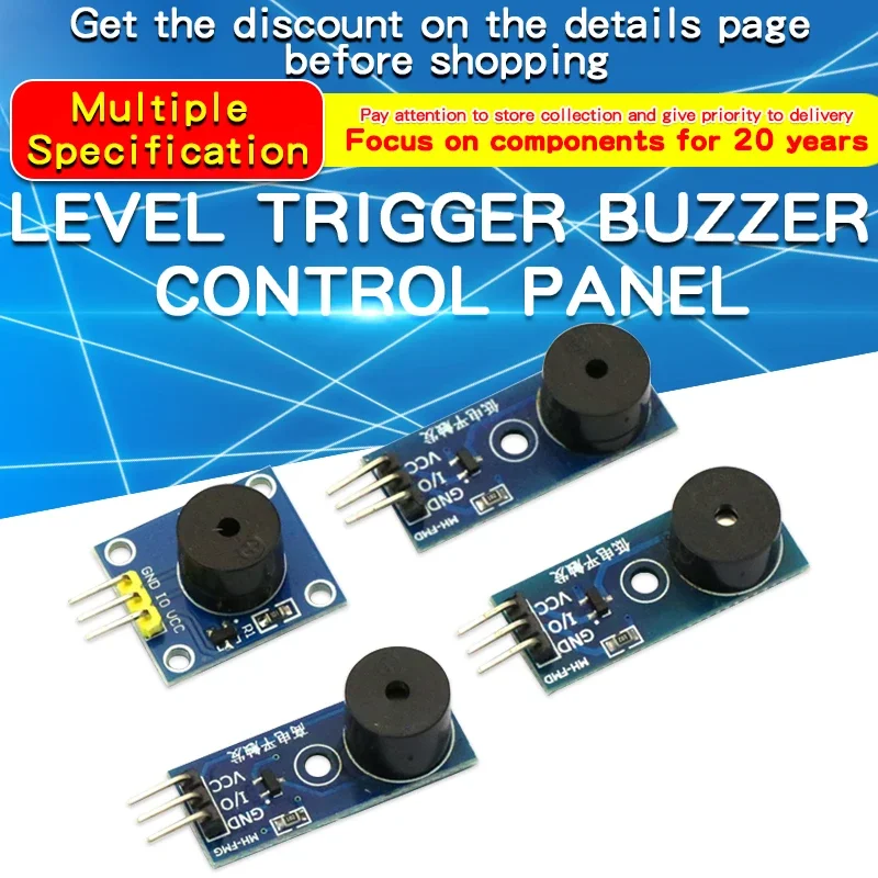 Aktive/Passive Summer Modul DC 3,3-5V für Arduino Smart Car DIY Kit Low Level trigger Control Board Sound