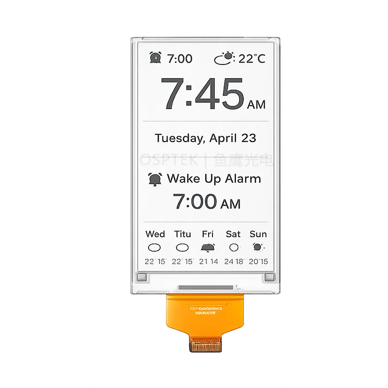 4,26 Zoll E-Paper E-Ink Display 480x800, Elektronisches Papier-Bildschirmmodul, Hohe Auflösung, Niedriger