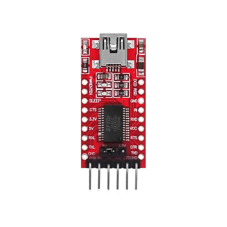 FT232RL FTDI USB 3,3 V 5,5 V zu TTL Serielles Adaptermodul für Arduino FT232 Pro Mini USB ZU TTL 232