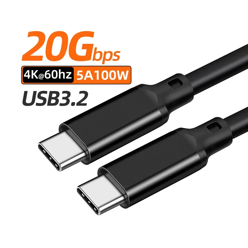 USB3.2 Gen2 USB3 2 Gen2x2 Kabel PD 100 W Typ USB C auf USB C Kabel 3 m 2 m 1 m 15 cm kurzes 5 m 5 Gbit/s