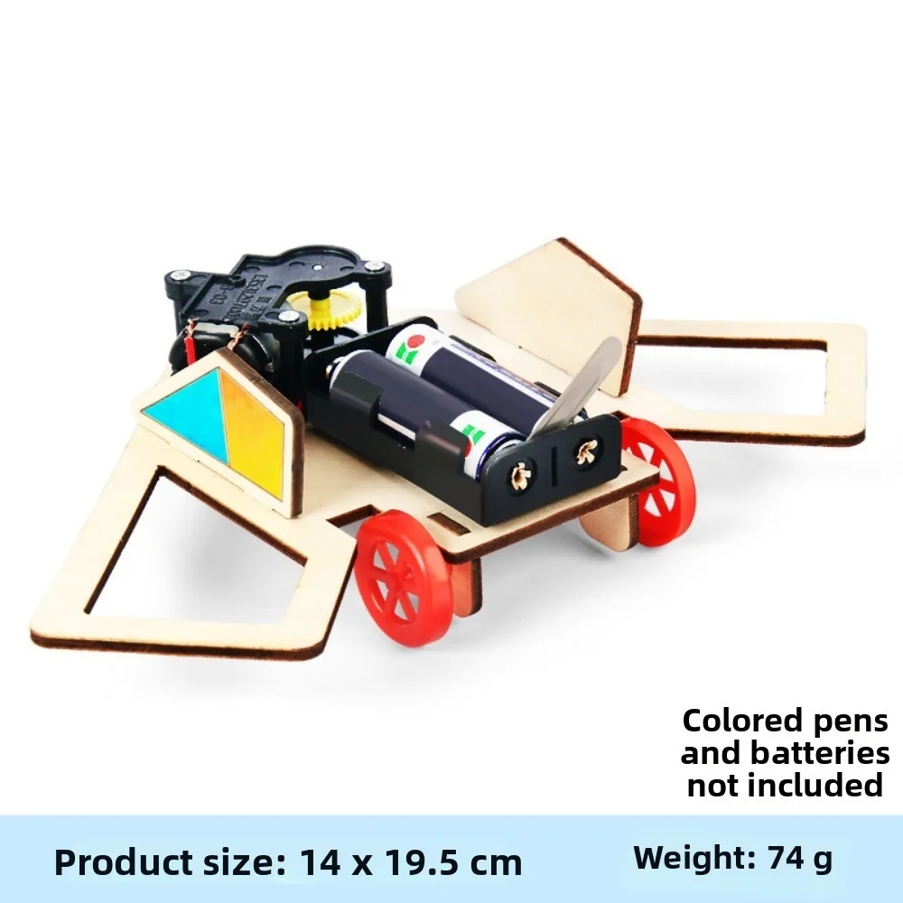 DIY Wissenschafts-Solarenergie-Set Verschiedene Stile Selbstversorgende Batterie Technologie Wissenschaftsauto