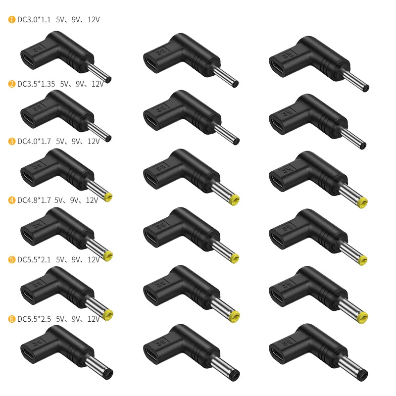 USB C auf 5 V 9 V 12 V DC-Stromanschluss Typ C PD auf 5,5 x 2,5 4,0 x – Bild 4