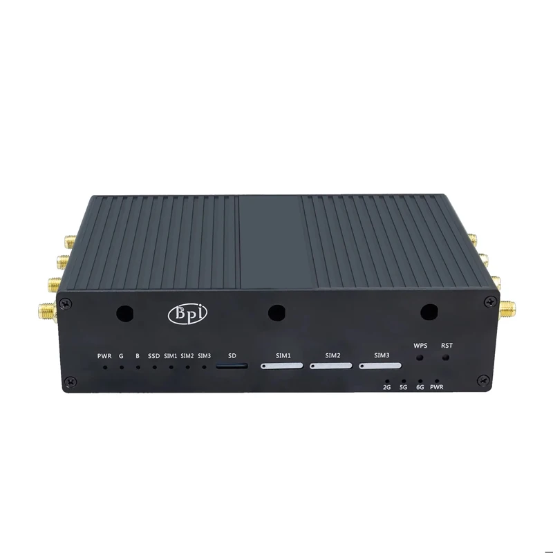 Banana Pi BPI-R4 Aluminiumgehäuse Metallgehäuse Optionales – Bild 5