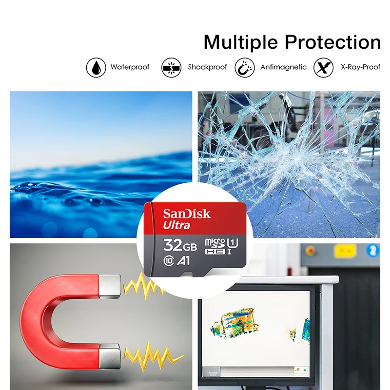 Ultra microsd 128 GB 32 GB 64 GB 256 GB 512 GB A1 Micro SD-Karte SD TF – Bild 5