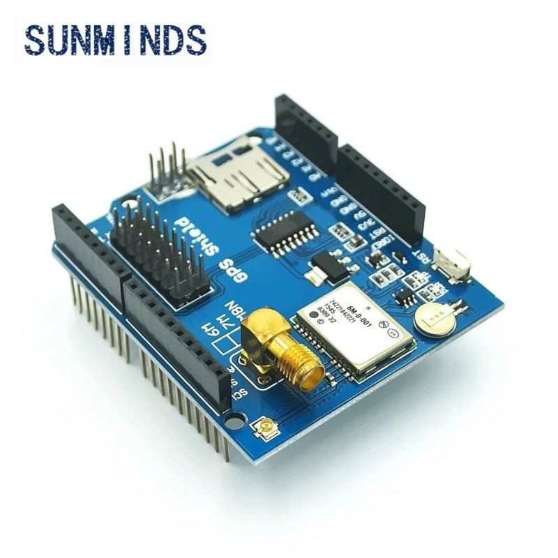 GPS Shield GPS-Record-Erweiterungsplatine GPS-Modul mit SD-Slot-Karte – Bild 2