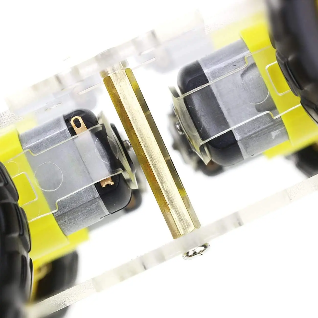 4WD 2-lagiges Smart Robot Car Chassis Kit mit Speed Encoder Batterie – Bild 6