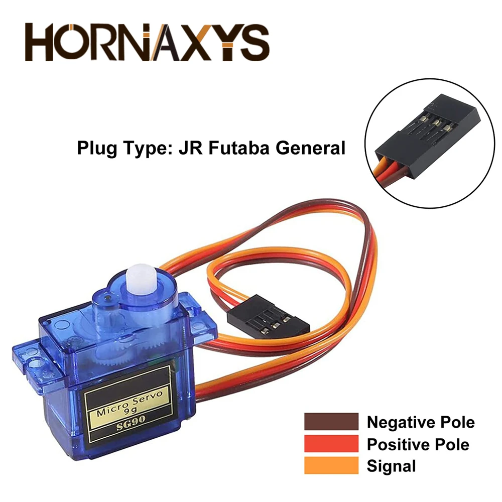 SG90 9G Micro Digital Servo Motor 180/360 Grad Starrflügel Getriebe – Bild 4