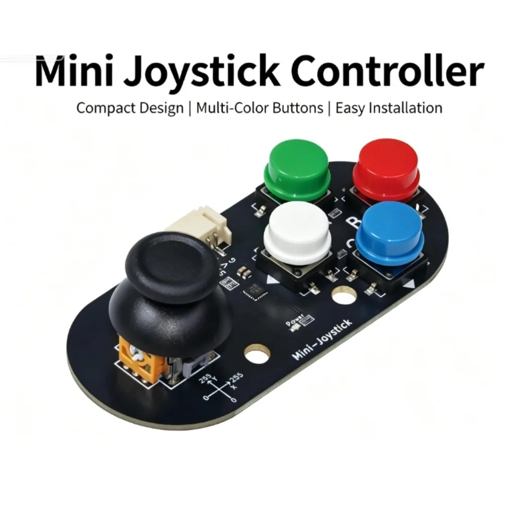 Mini-I2C-Joystick-Gamepad-Modul für Arduino/Raspberry Pi - 4 Tasten – Bild 2