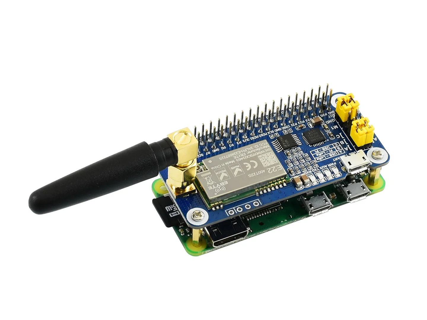 Waveshare SX1268/SX1262 LoRa-Erweiterungsplatine, LoRaWAN HAT – Bild 3