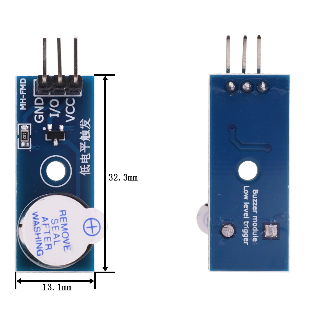 Aktives/passives Summermodul DC 3,3-5 V für Arduino Smart Car DIY Kit – Bild 5