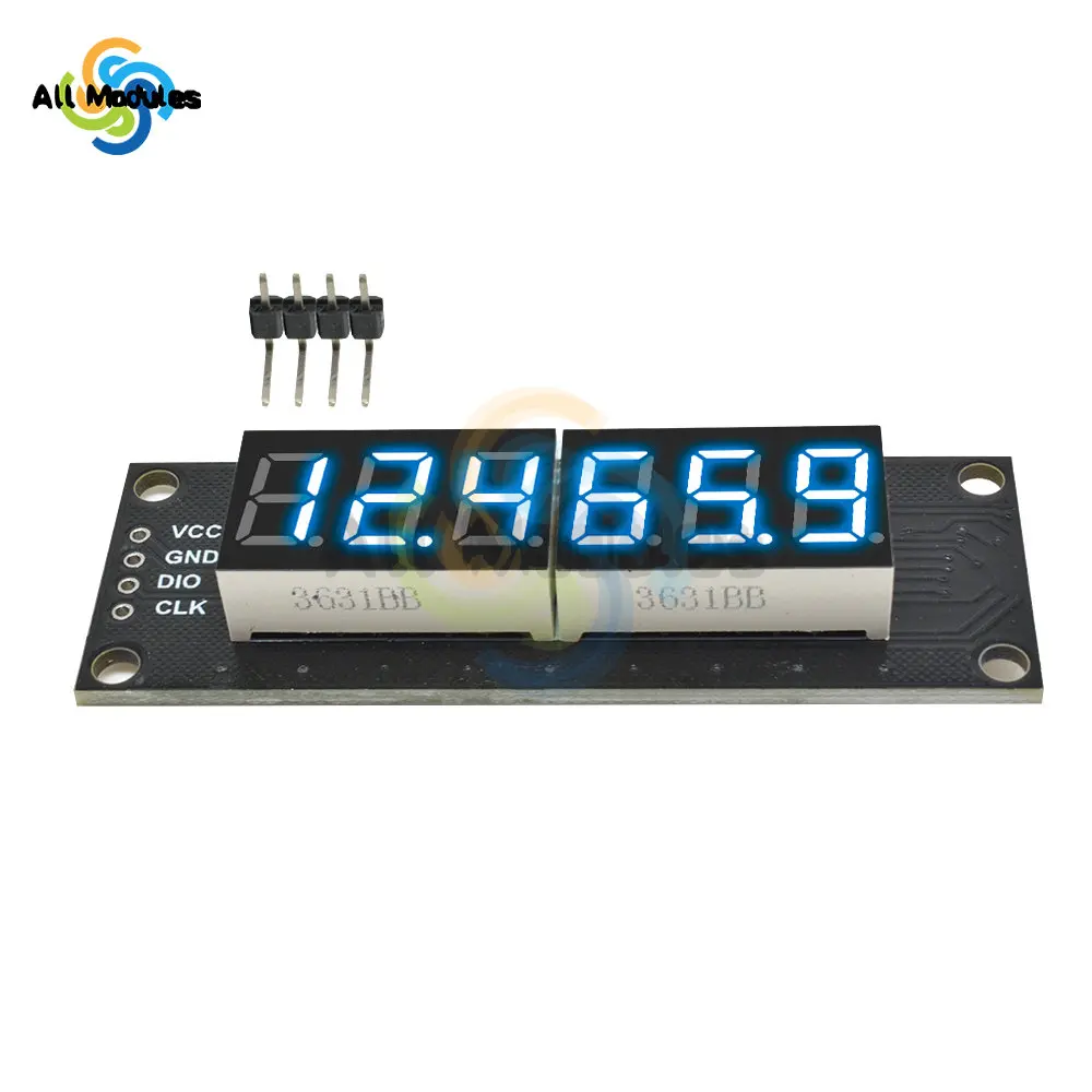 0,36 Zoll TM1637 Digitales LED-DIsplay, 6 Bits, 7 Segmente, digitales – Bild 3
