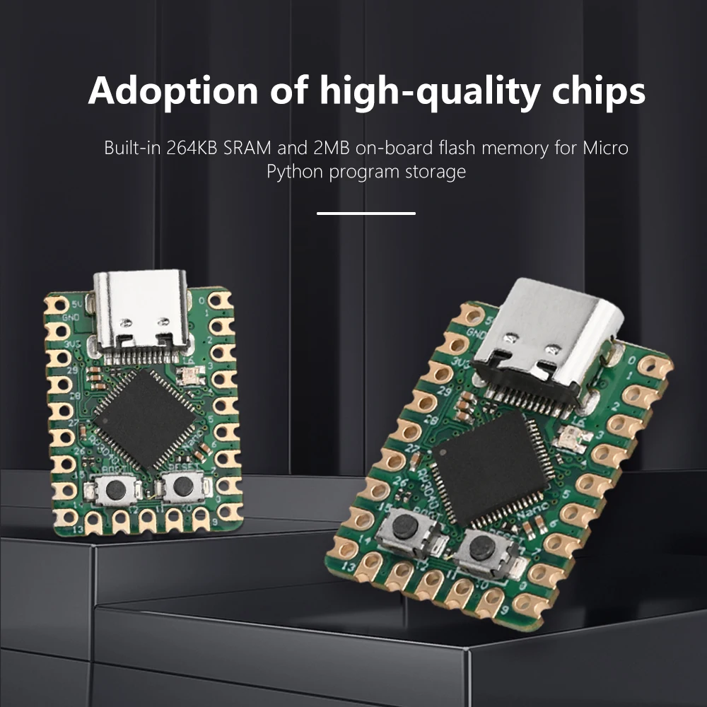Pico Mini RP2040-Zero Mikrocontroller-Entwicklungs platine – Bild 3