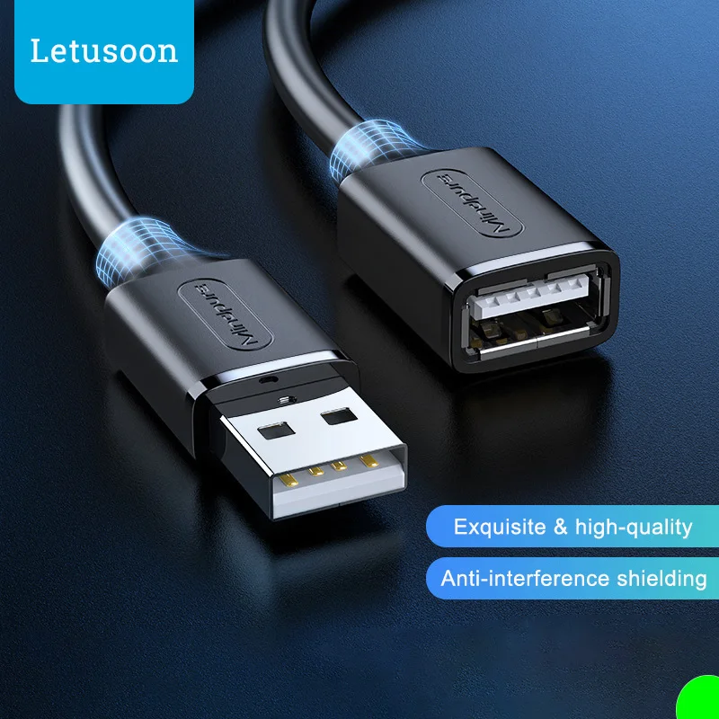 2.0 USB-Verlängerungskabel, 2 m, 3 m, 5 m, 8 m, 10 m, USB 2.0-Verlängerungskabel, Datenkabel, Stecker