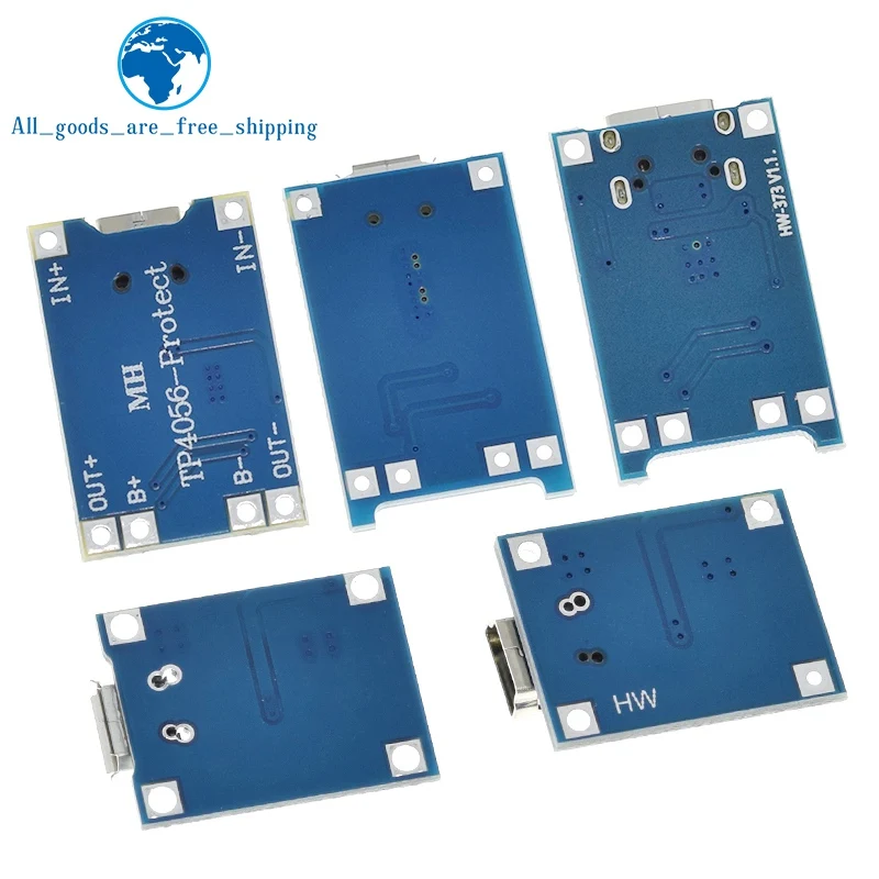 Micro USB 5V 1A 18650 TP4056 Lithium-Batterie Ladegerät Modul Lade – Bild 5