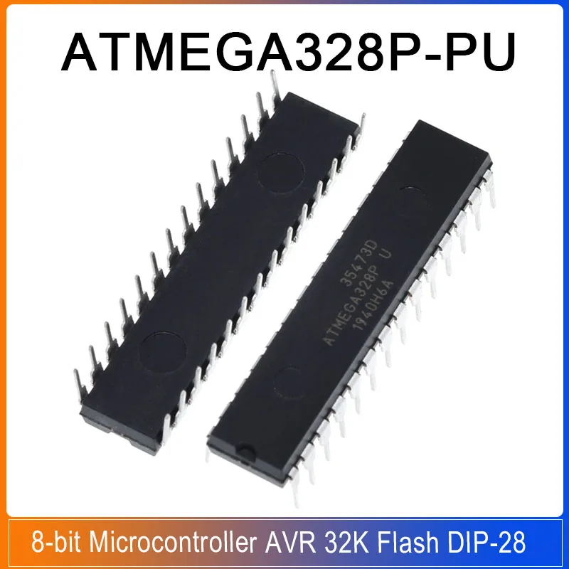 ATMEGA328P-PU DIP-28 ATMEGA328 DIP ATMEGA328 ATMEGA 328P 8-Bit-Mikrocontroller MCU AVR 32K Flash DIP-28 Chip