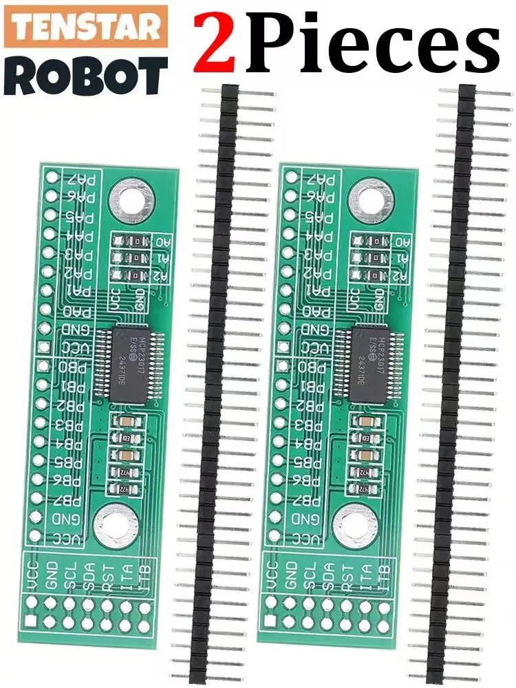 MCP23017 16bit I/O Expansion Board Modul Pin PCB IIC I2C Schnittstelle – Bild 6