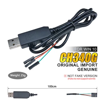 1M CH340G CH340 USB zu TTL Seriell Download Kabel Konvertieren Draht Adapter Kompatibel Win 7/8/10 für Arduino