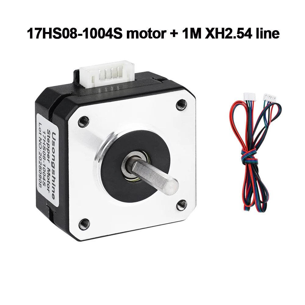 Nema17 Schrittmotor 20mm 1A 16N.cm 42 Kurzschrittmotor 4-Leiter 17HS08-1004S für CNC-Extruder 3D-Drucker Motor