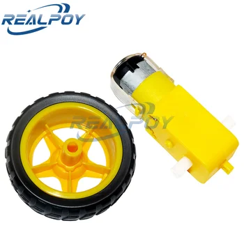 TT Motor Smart Car Robot Getriebemotor für Arduino Diy Kit Wheels Smart Car Chassis Motor Robot Fernbedienung