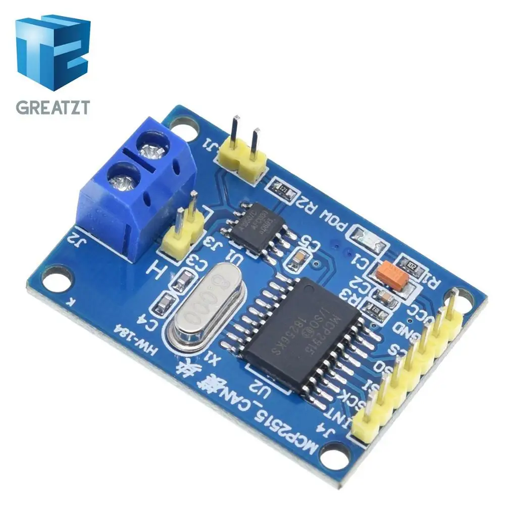 GREATZT MCP 2515 CAN-Bus-Modul TJA 1050 Empfänger SPI für 51 MCU – Bild 4
