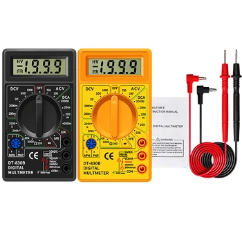 DT830B AC/DC LCD Digital Multimeter 750/1000 V Voltmeter Amperemeter Ohm Tester Hohe Sicherheit Handheld Meter