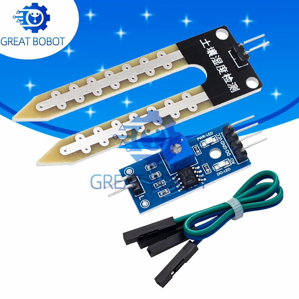 BS Smart Electronics Bodenfeuchtigkeits-Hygrometer! Erkennungs-Feuchtigkeitssensormodul für Arduino