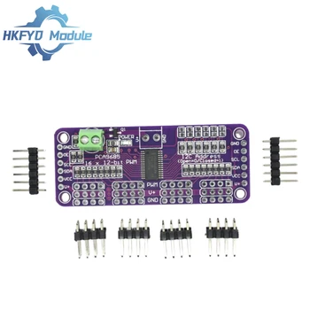 PCA9685 16-Kanal 12-Bit PWM Treiber I2C Modul für Servomotor LED Steuerung Arduino Raspberry Pi kompatibel