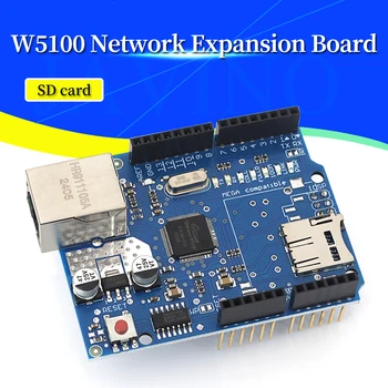 Javino W5100 Ethernet Shield Kompatibel mit Arduino ONU R3 Mega2560/1280 Netzwerkentwicklungsplatine