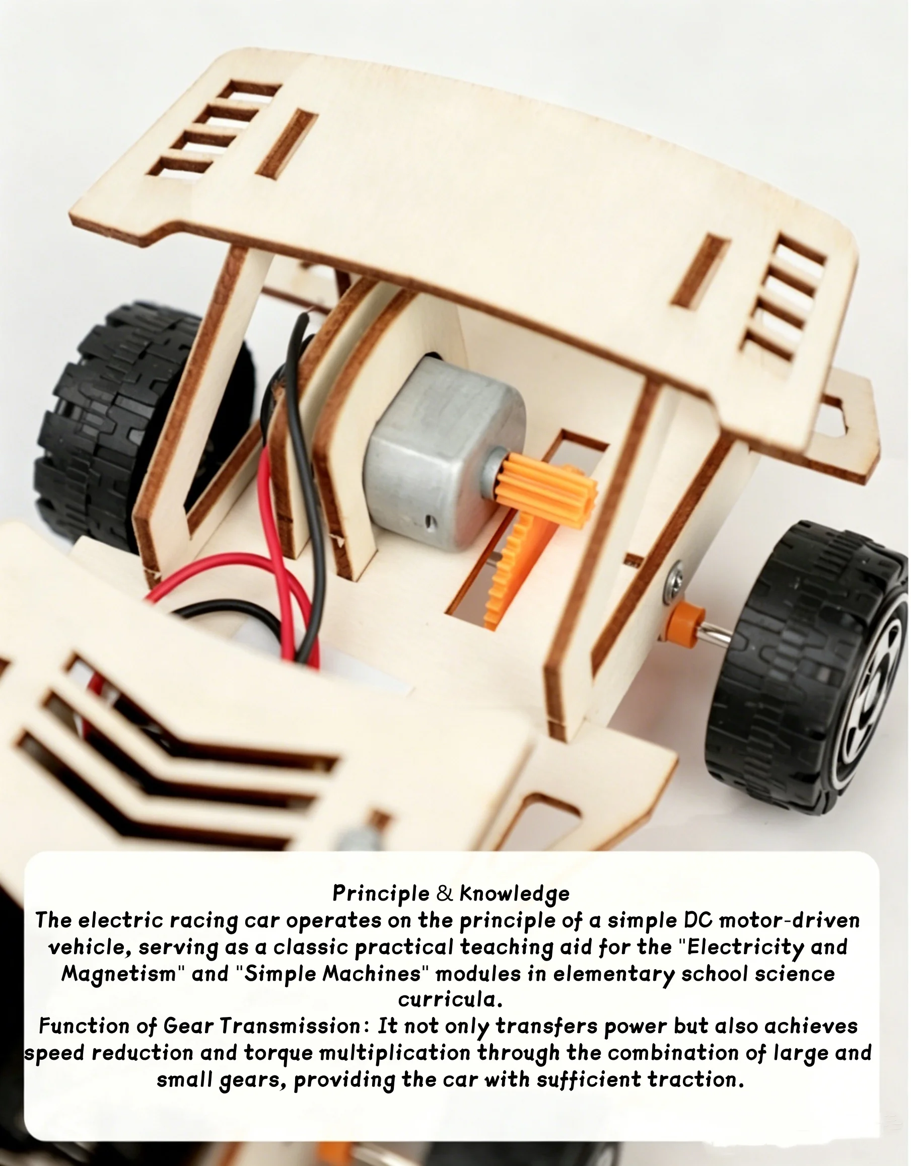 STEAM DIY Bausatz Rennwagen, kleines Materialpaket für Wissenschaft – Bild 5