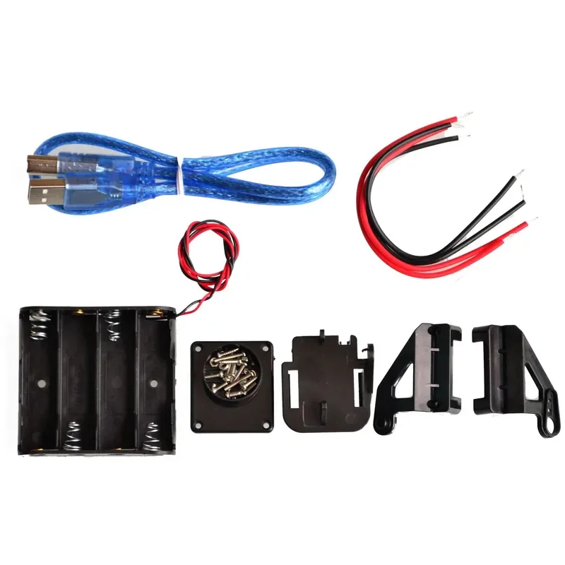 Motor Smart Roboter Auto Chassis Kit Geschwindigkeit Encoder Batterie – Bild 4