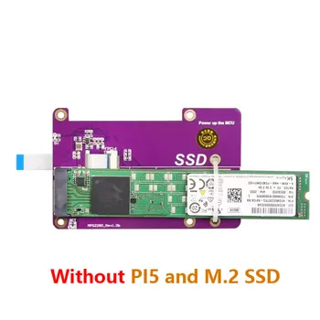 Raspberry Pi Generation 5 PCIe zu NVMe SSD SSD-Erweiterungsplatine Pi5 Adapterplatine M.2 M-Key Schnittstelle