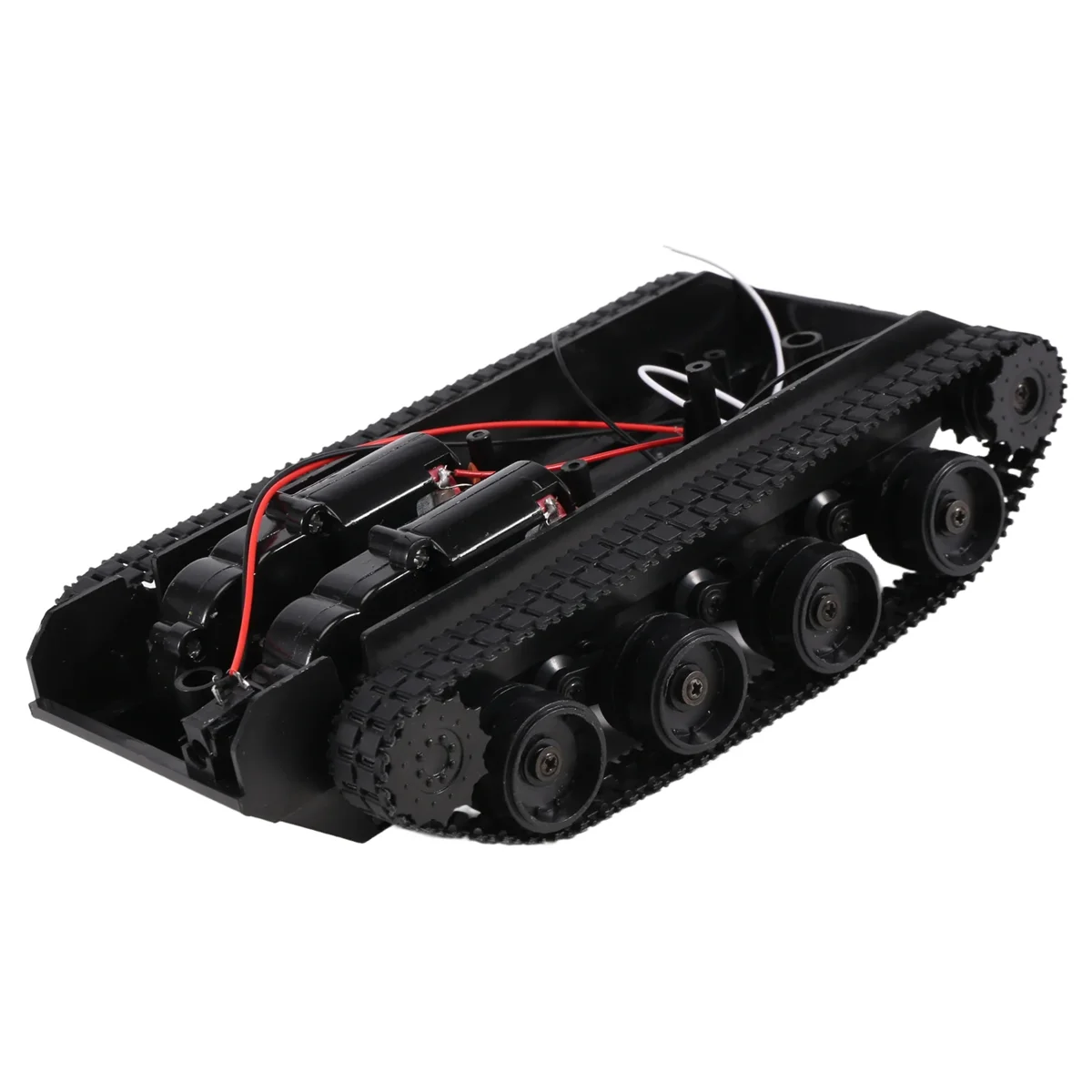 Praktische Rc Tank Smart Roboter Tank Auto Chassis Kit Gummi Track – Bild 3