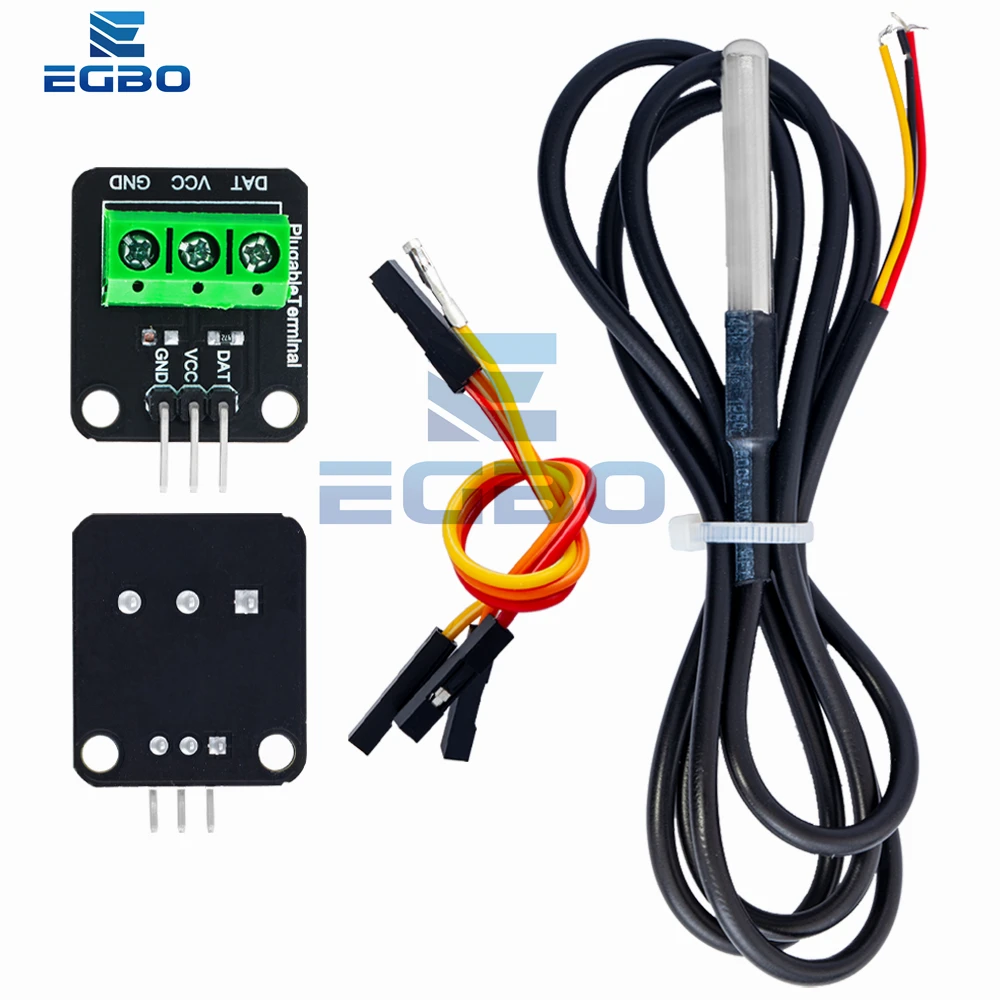 DS18B20 Temperatur Sensor Modul Kit Wasserdicht 100CM 2Digital Sensor – Bild 5