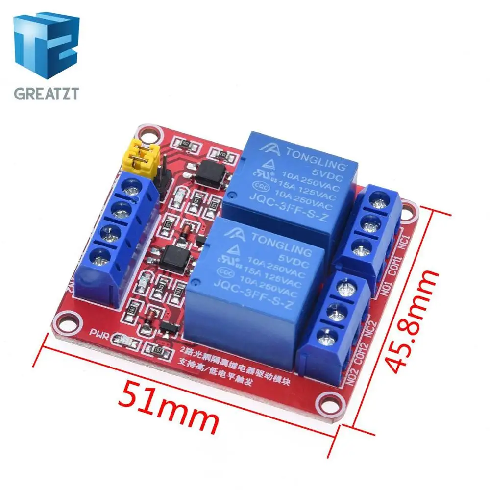 Relaismodul 1 2 4 6 8 Kanal 5V 12V Relaismodul Board Shield – Bild 3
