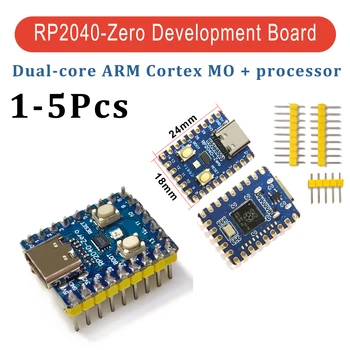 RP2040-Zero RP2040 für Raspberry Pi Mikrocontroller PICO Entwicklungsboard Modul Dual-Core Cortex (5 Stück)