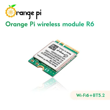 Orange Pi R6 WiFi-Modul 2,4 G/5 G Dualband Wi-Fi6 + BT5.2 mit PCIE für OPi 5 Plus Board M.2