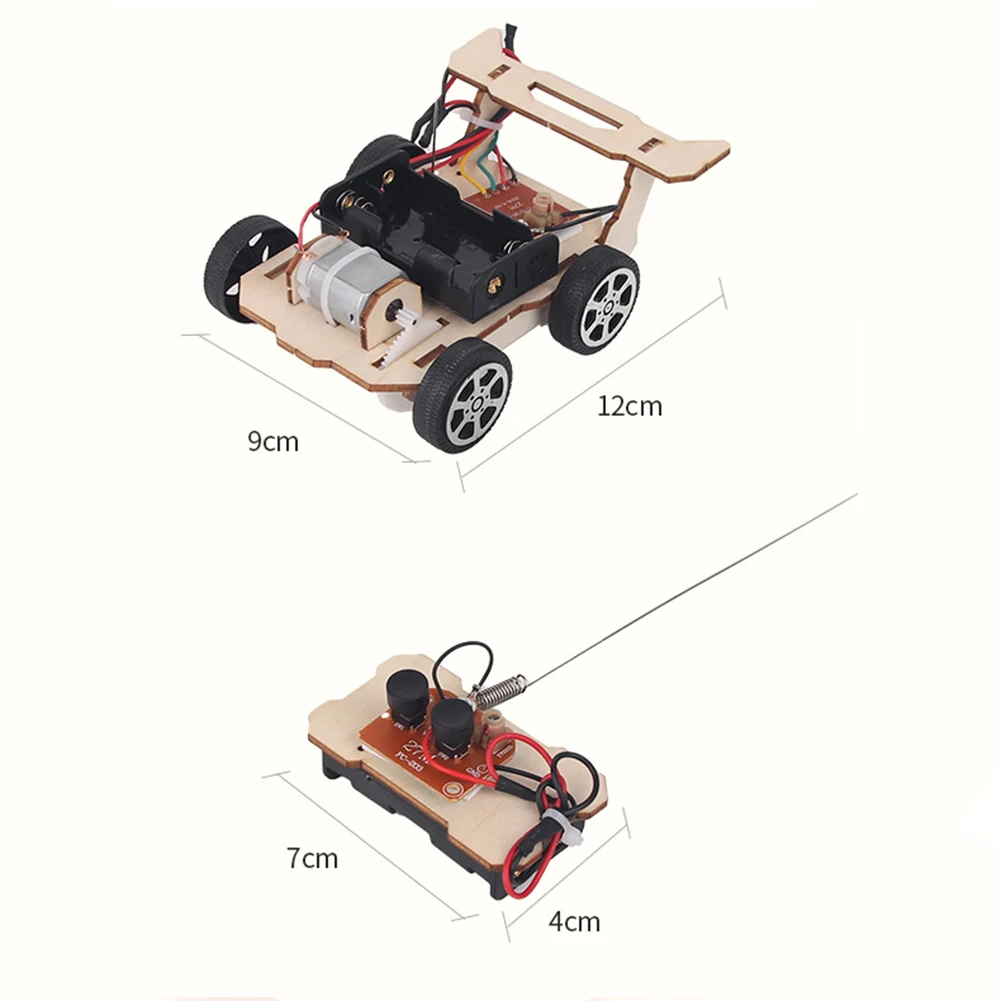 DIY RC Auto Modell Montieren Kit Mini Lehre Lernen STEM Projekt – Bild 6