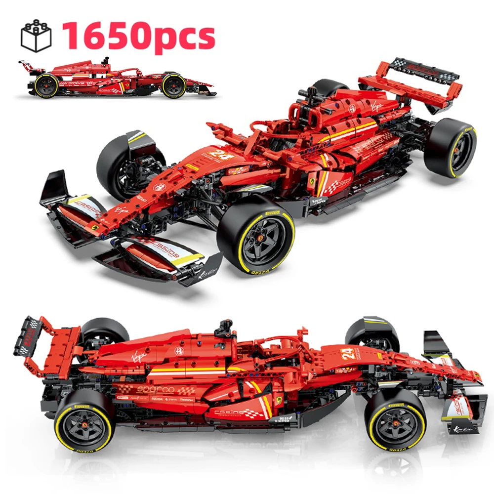1:8 Technisches Rennfahrzeug-Bausatz 1650 Teile DIY-Montagemodell Tischdekoration Geschenke