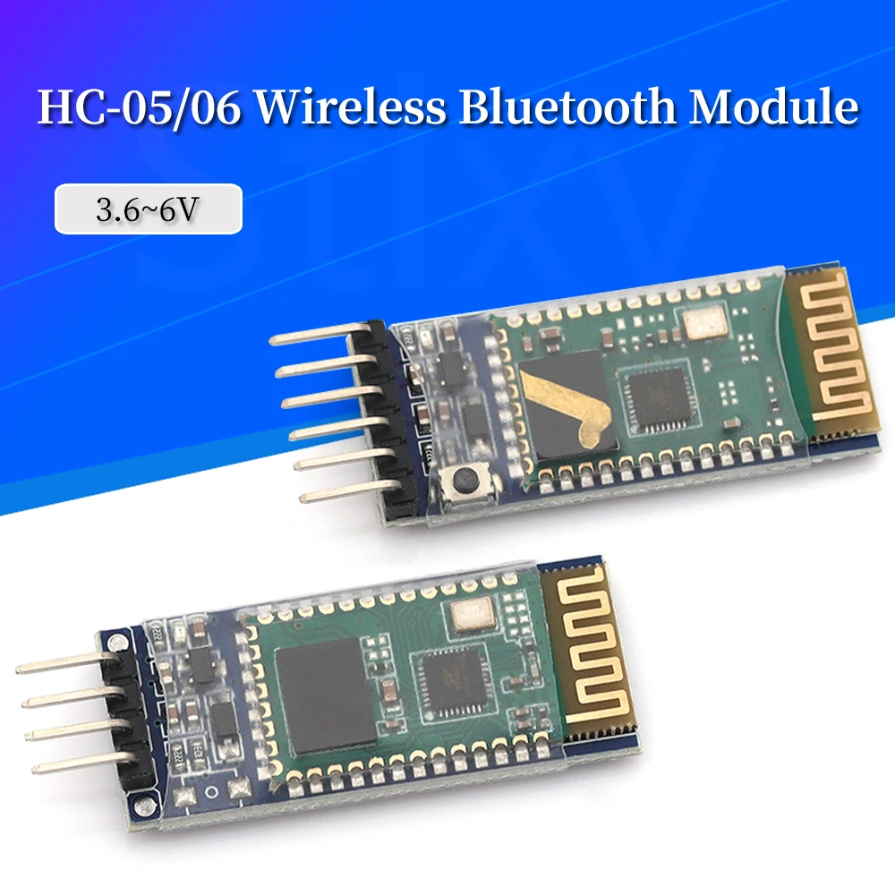 HC-05 HC05 Wireless-Modul für Rduino Serial 6-poliges Bluetooth / HC-06 4-poliges