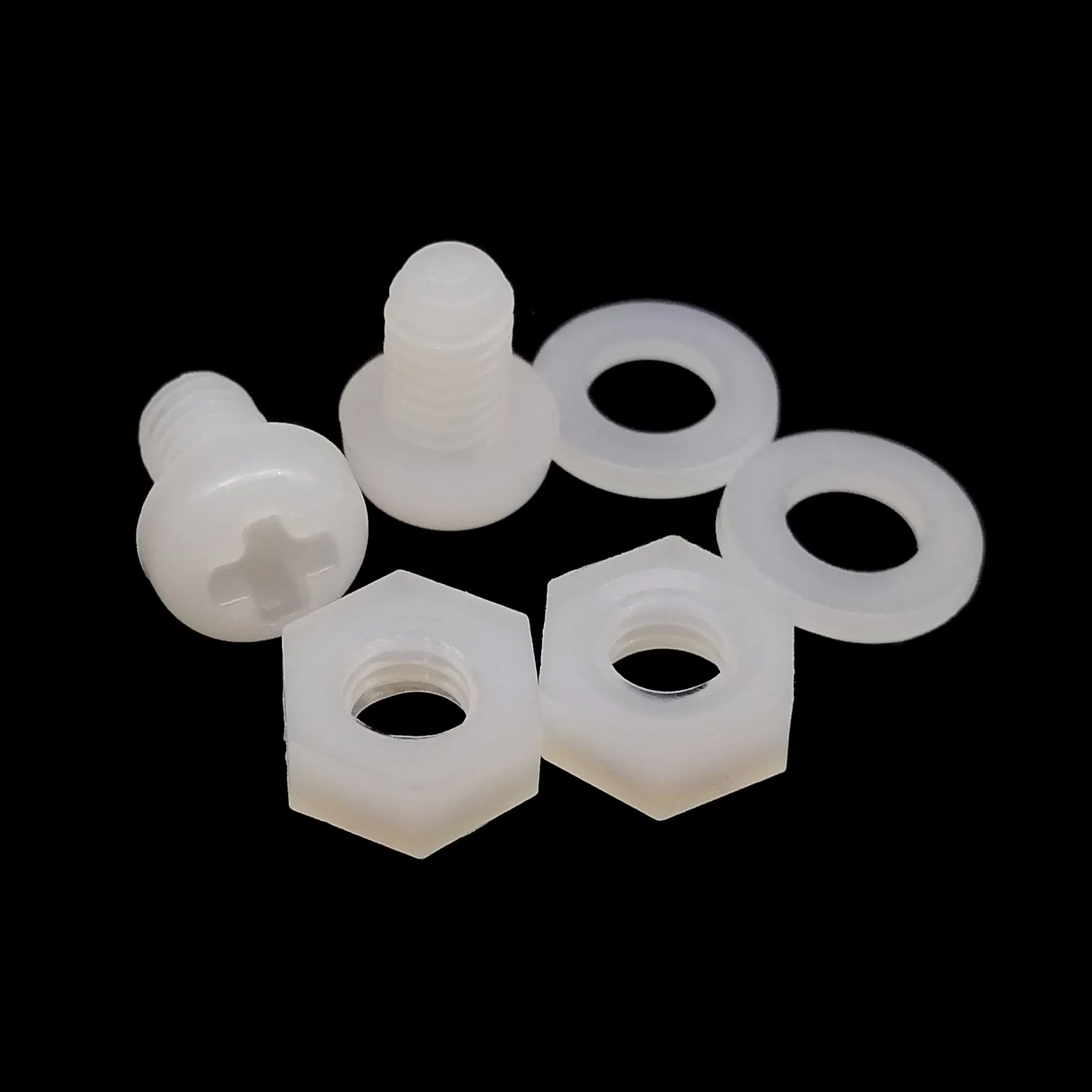 1 Box M2 M2,5 M3 M4 Weißer Kunststoff Nylon Isolierter – Bild 5