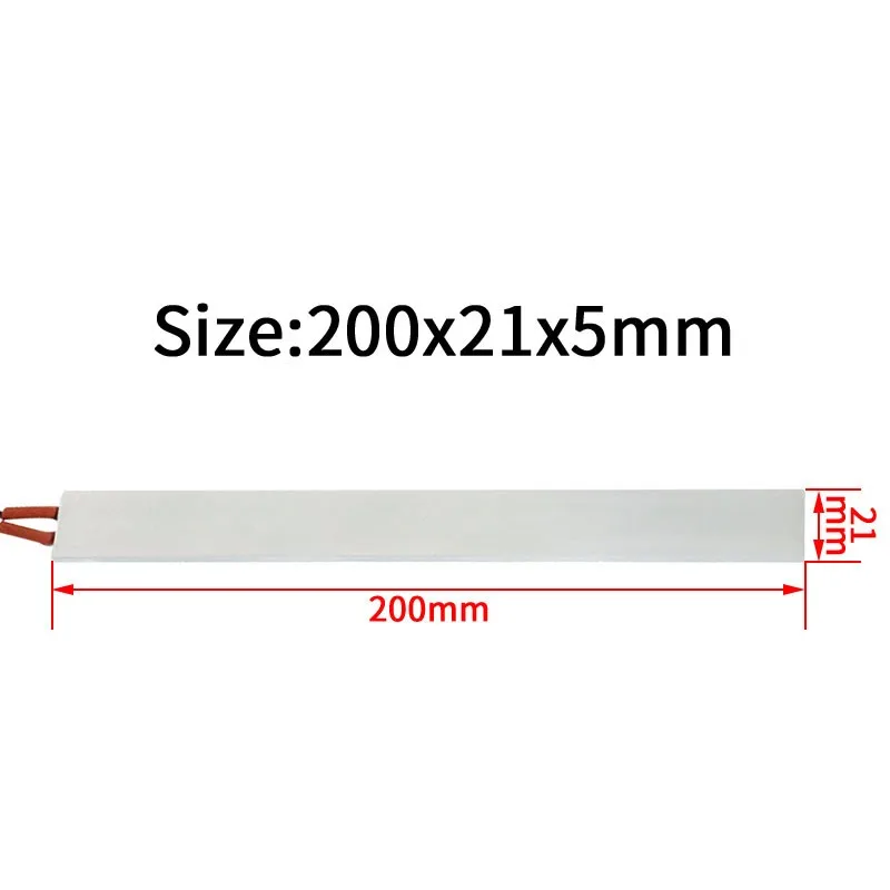 200x21mm PTC Heizelement Konstante 12V 24V 220V Temperatur Thermistor – Bild 4