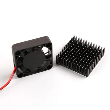 Mini-Lüfter, DC 3,7 V, 5 V, 12 V, 24 V, Kühlkörper, 40 x 40 mm, 4010 bürstenlos, XH2,54, 2-polige