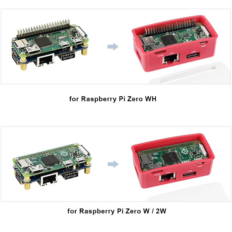 Raspberry Pi Zero 2W Ethernet/USB HUB HAT (B) für Raspberry Pi Serie 1 – Bild 2